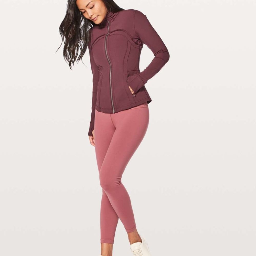 Lululemon Define Jacket Special Edition Luxtreme Redwood Pleated Size 4 Veuc
